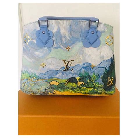 louis vuitton vincent van gogh bag|jeff koons Van Gogh painting.